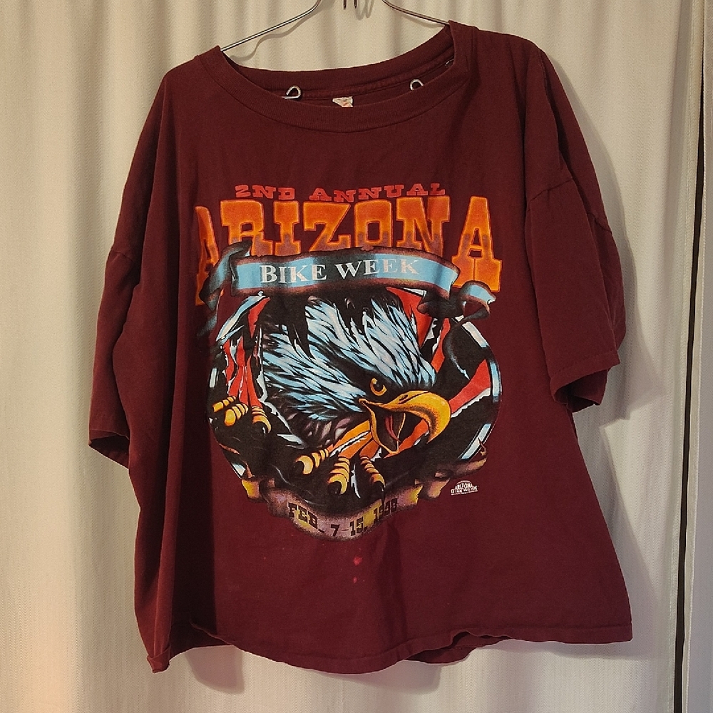 Arizona Bike Week Maroon T-Shirt